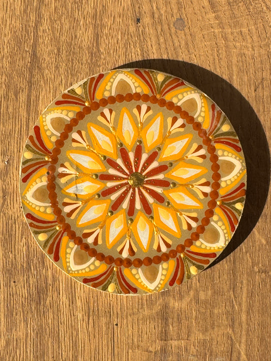 Conjunto Porta-Copos Mandala – Luz do Sertão