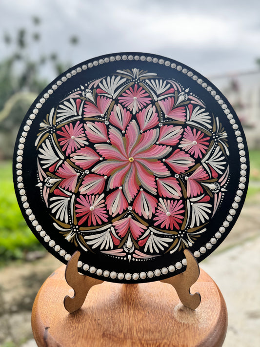 Mandala Amanhecendo Cor De Rosa