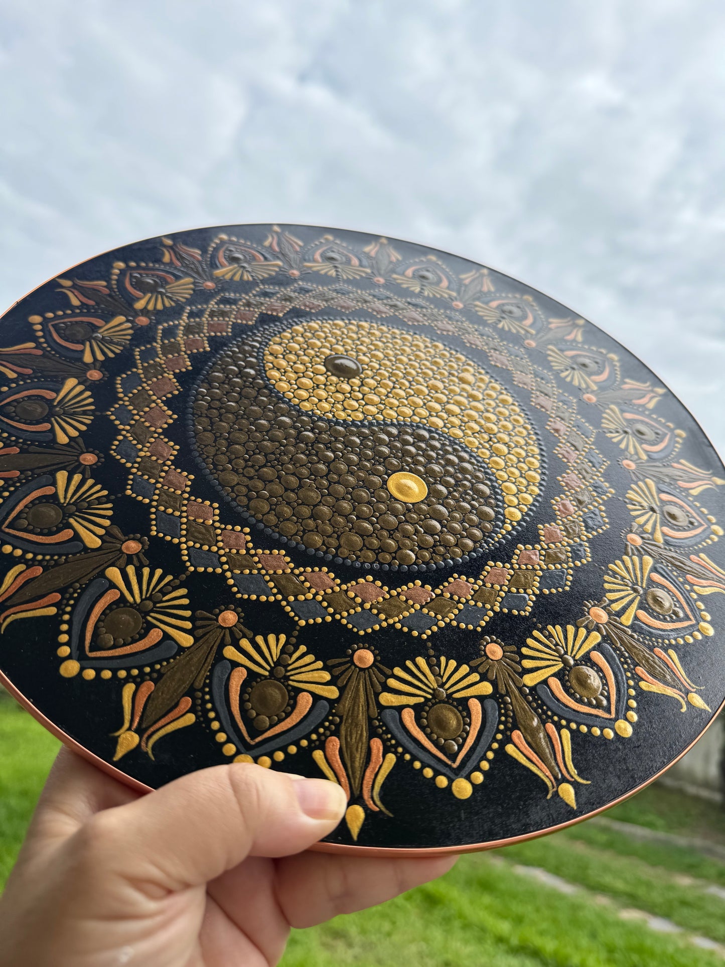 Mandala Yin Yang Equilíbrio E Harmonia