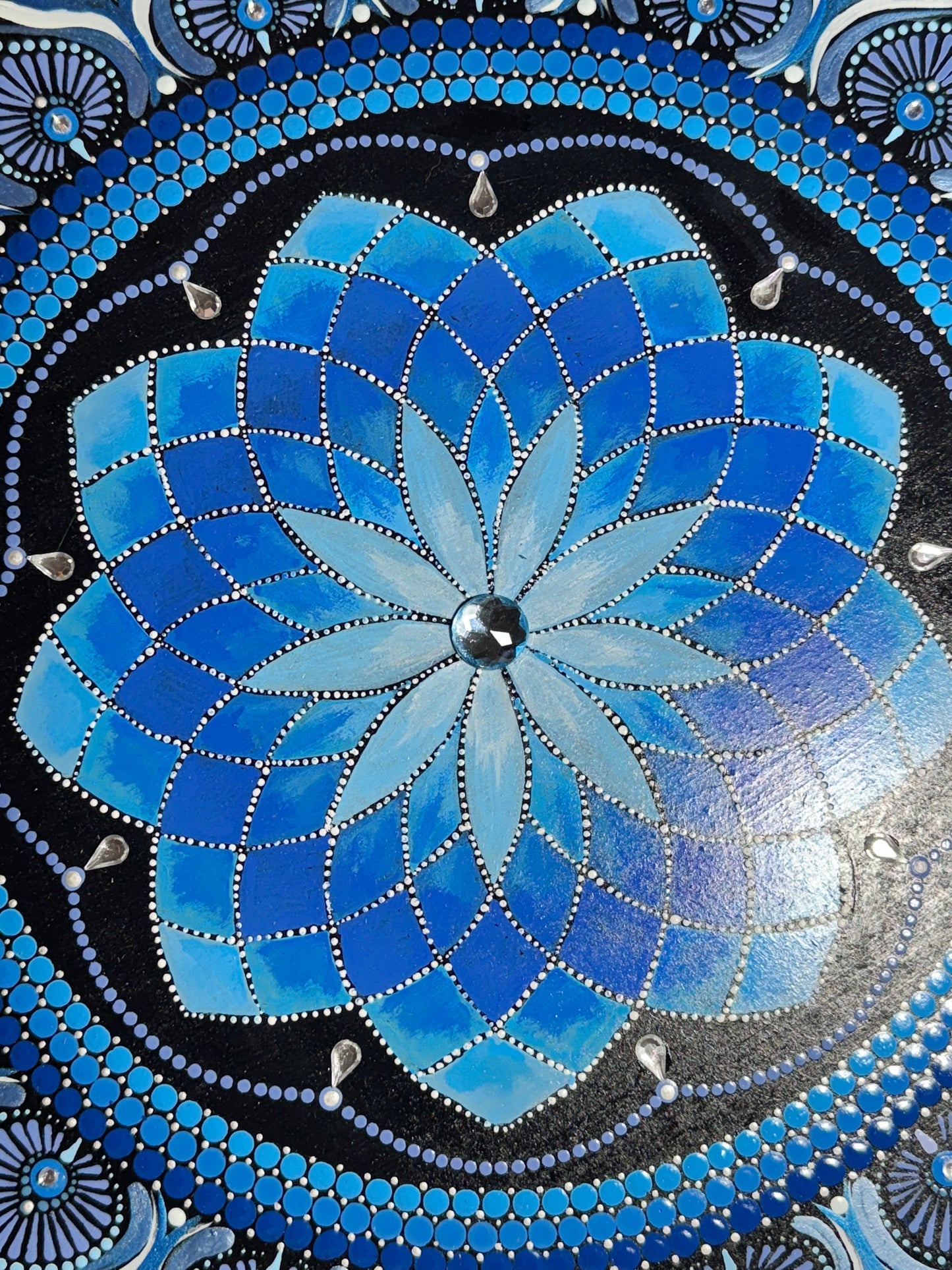 Mandala Lótus Celeste