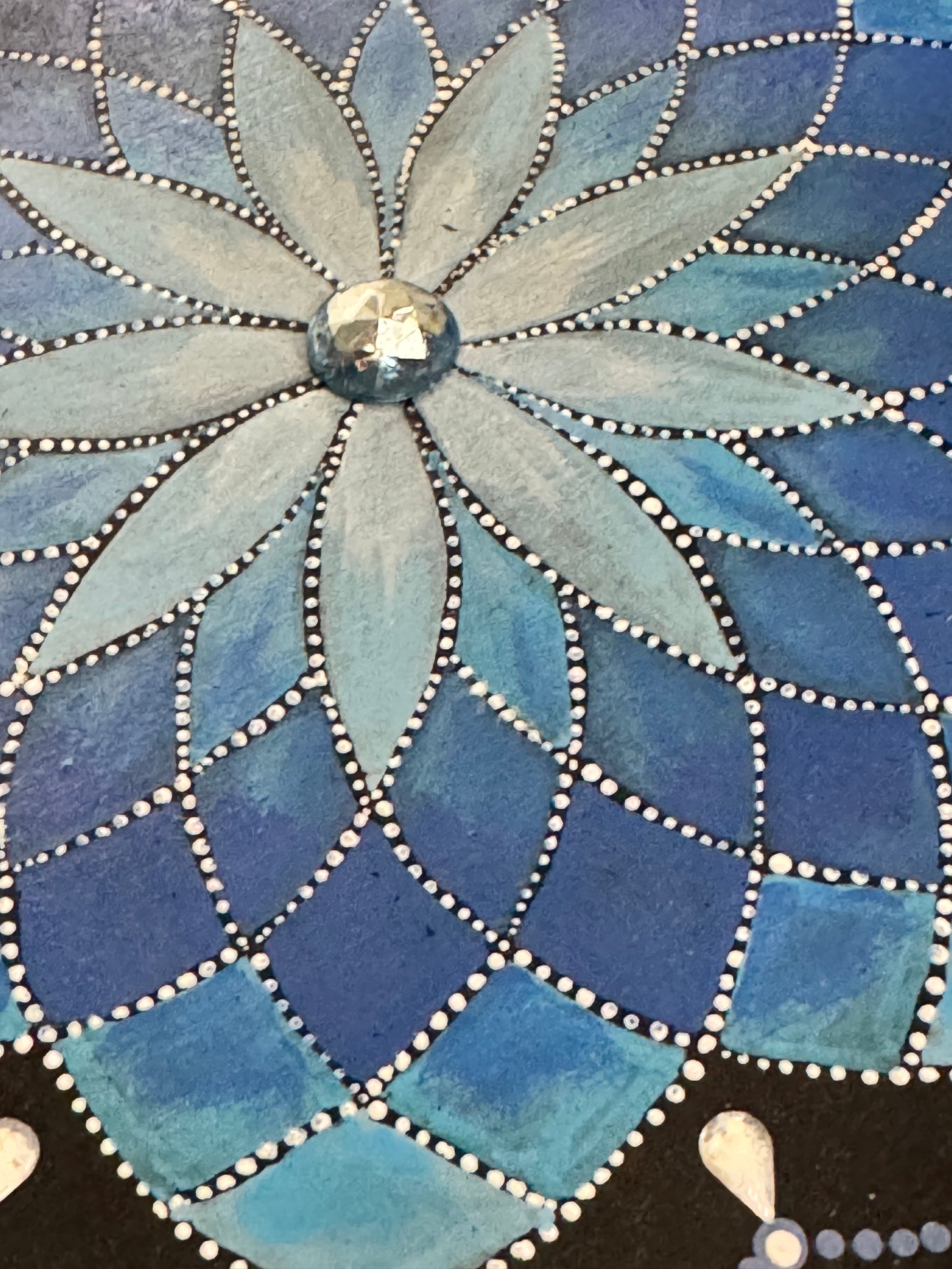 Mandala Lótus Celeste