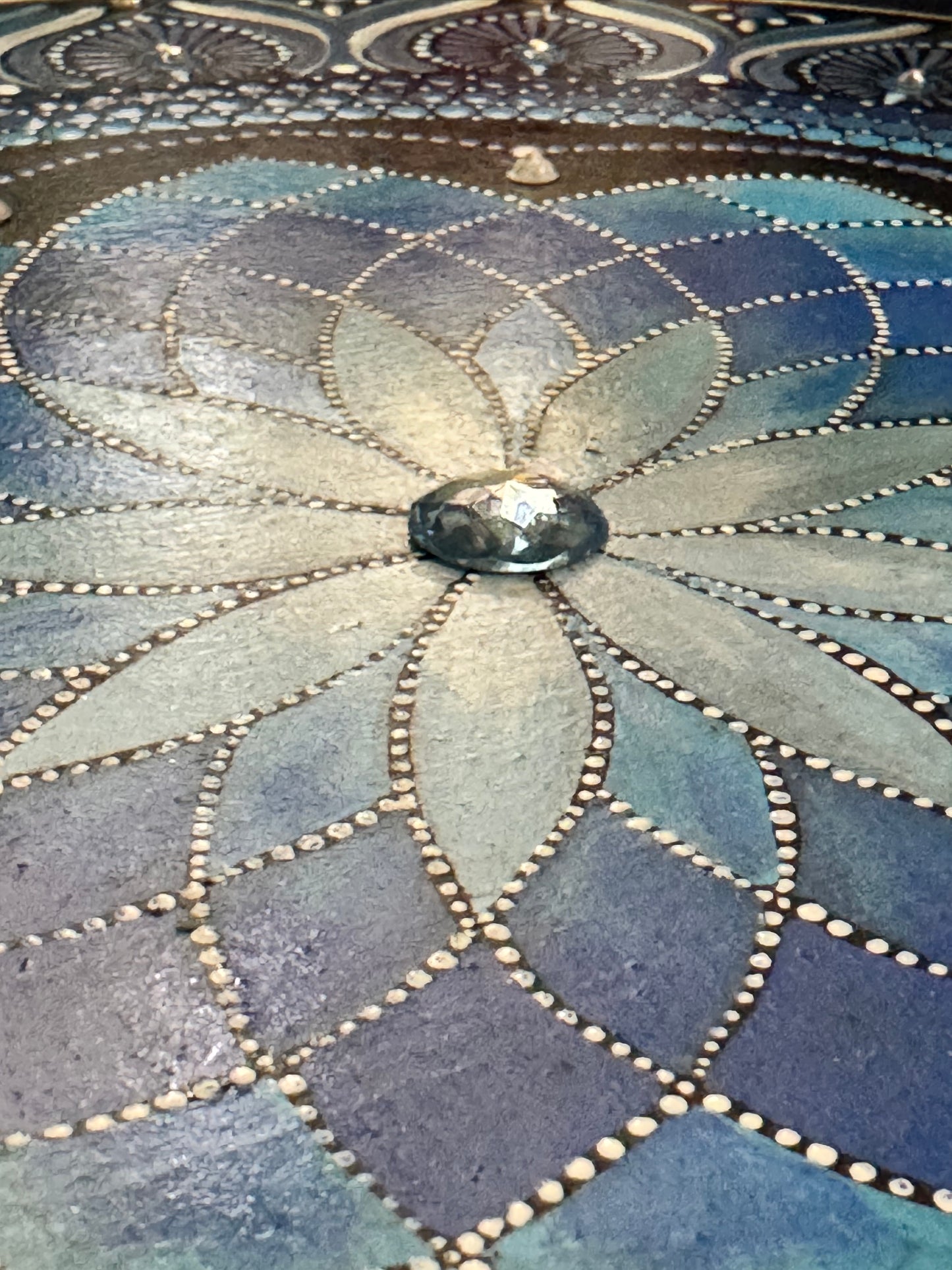 Mandala Lótus Celeste