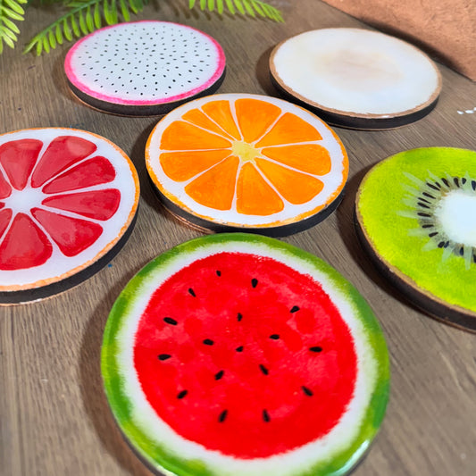 Kit Frutas - Artesanal De Porta-Copos