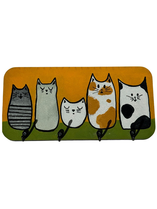 Porta-Chaves Decorativo Gatinhos