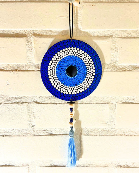 Amuleto Decorativo Olho Grego Pintado à Mão
