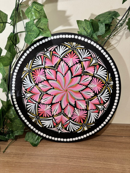 Mandala Amanhecendo Cor De Rosa