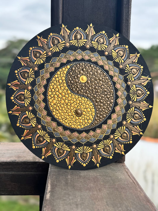 Mandala Yin Yang  Equilíbrio E Harmonia