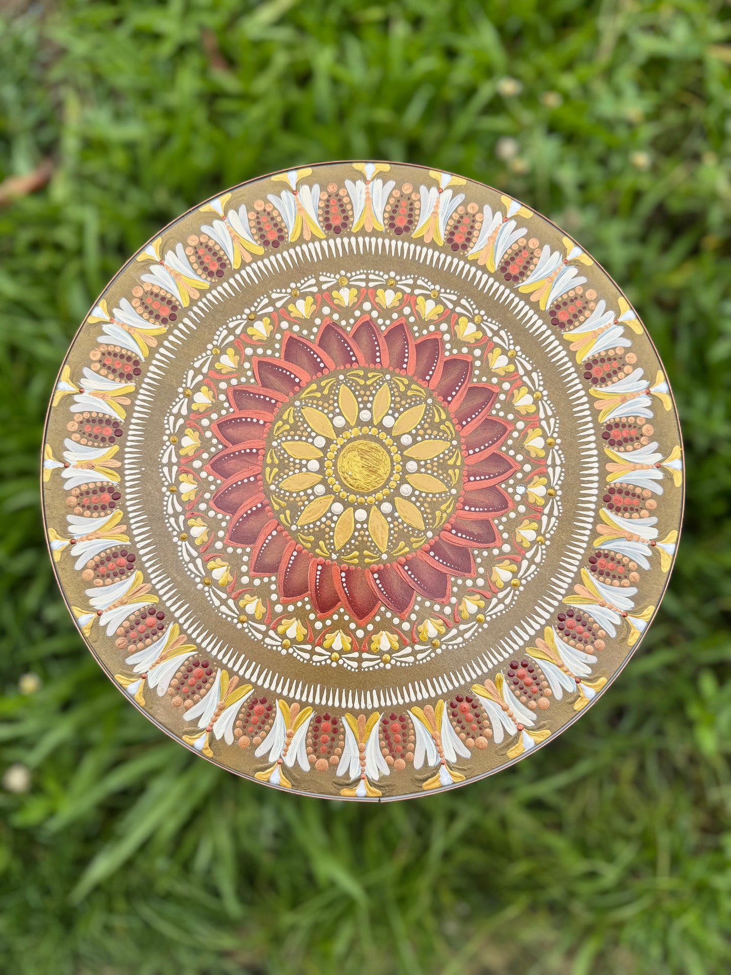 Mandala Dourado Da Terra